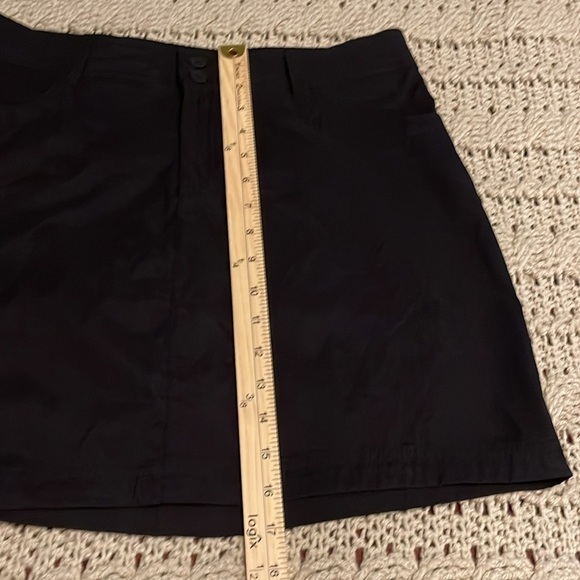 EDDIE BAUER  Skorts 2 pockets, tennis, cheer, ball, WOMEN'S Sz 6‎ black SKIRT - Picture 2 of 11